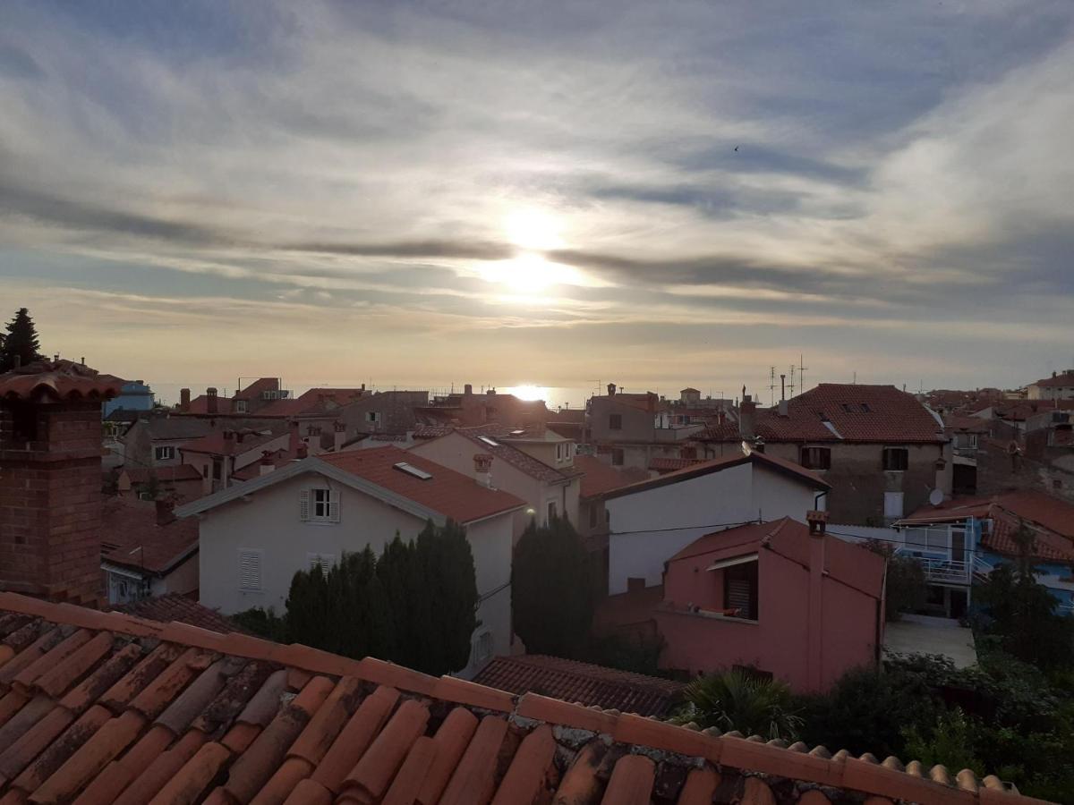 Apartmán Kat-Y Terrace With Excellent View Piran Exteriér fotografie