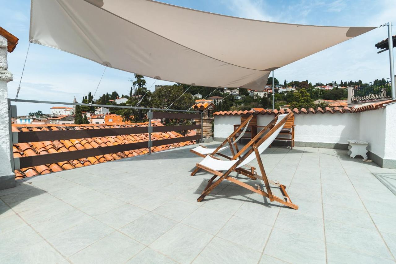 Apartmán Kat-Y Terrace With Excellent View Piran Exteriér fotografie
