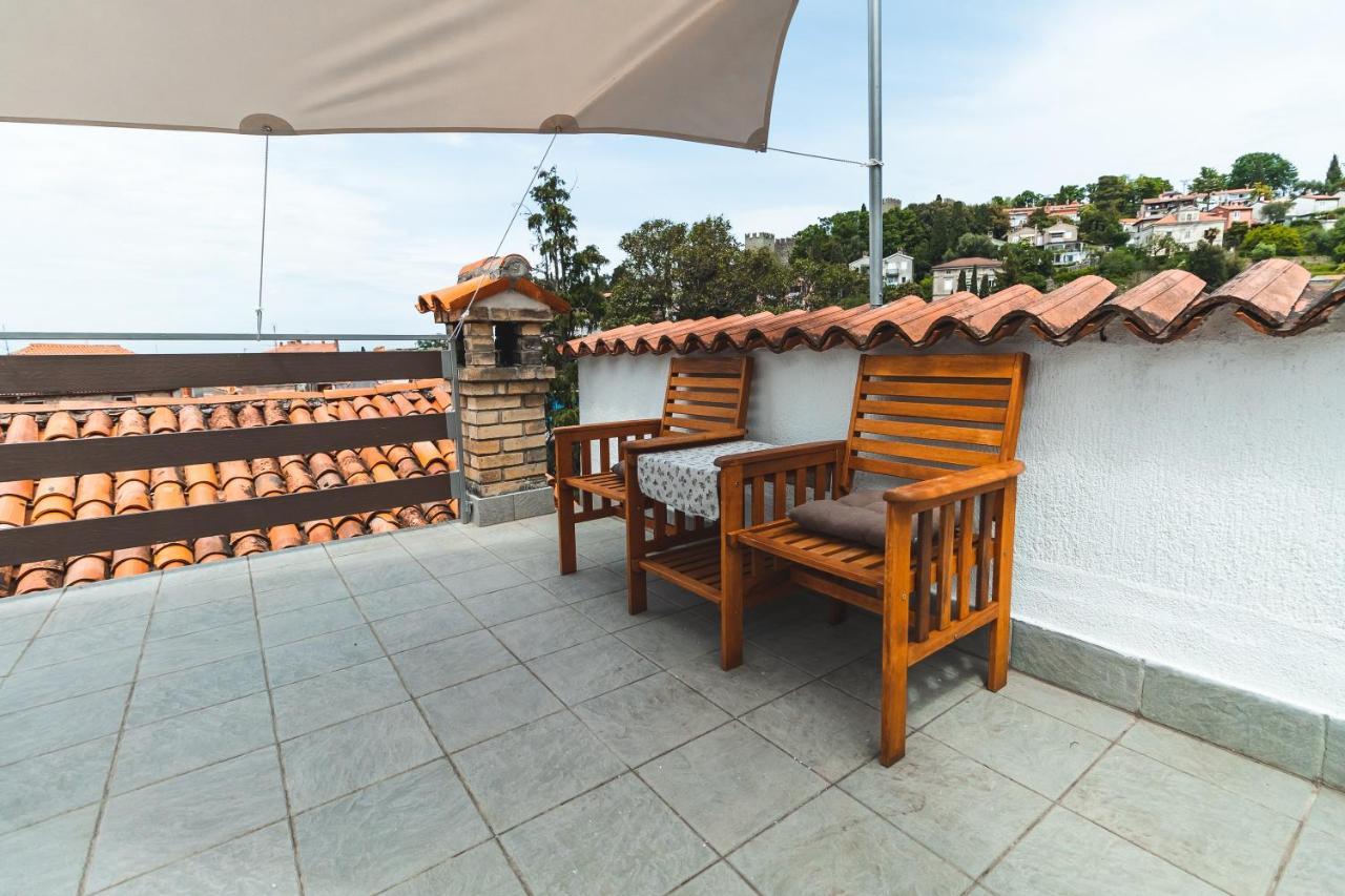 Apartmán Kat-Y Terrace With Excellent View Piran Exteriér fotografie