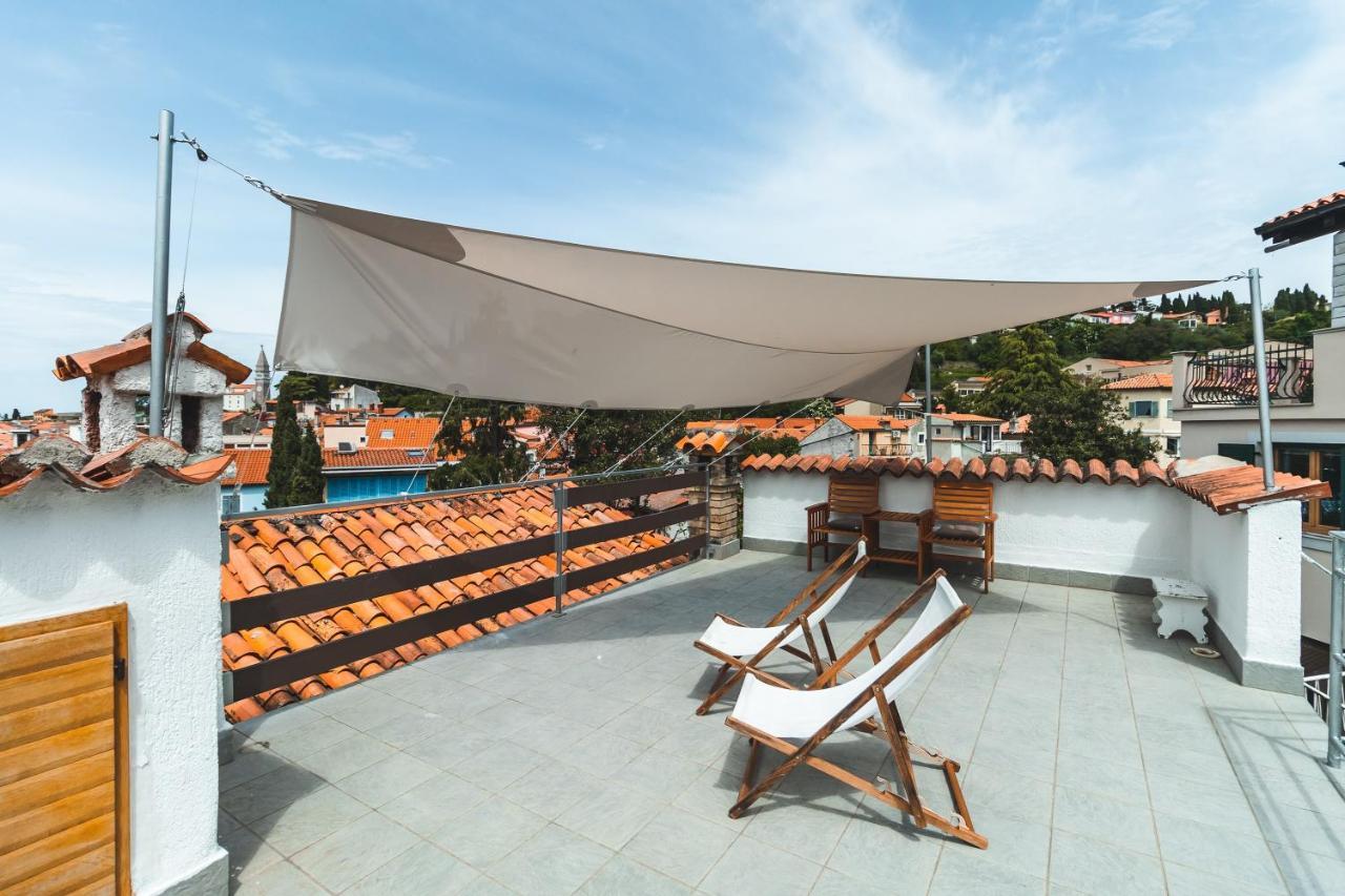 Apartmán Kat-Y Terrace With Excellent View Piran Exteriér fotografie